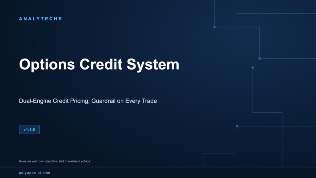 Advanced Options Credit System