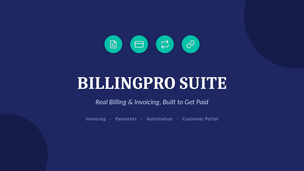 BillingPro preview