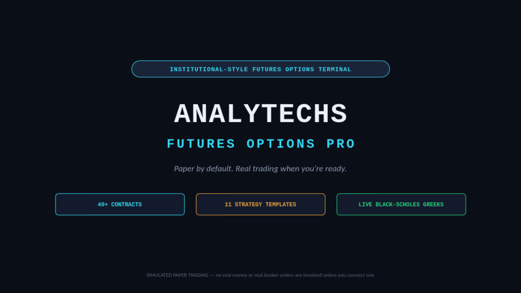 ANALYTECHS Futures Options Pro