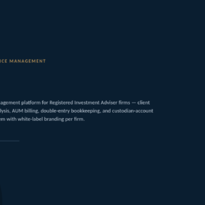 Veritas RIA Practice Management