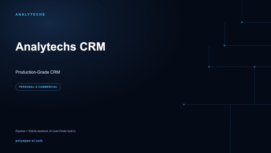 Analytechs CRM