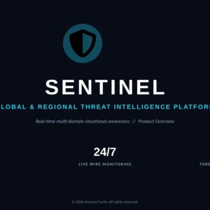 Sentinel — Global & Regional Threat Intelligence Platform overview